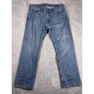 Levi's 559 Jeans Mens 38x32 Relaxed Fit Blue Denim Casual Straight Leg - READ